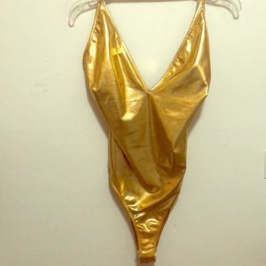 Forever 21 Gold Bodysuit!